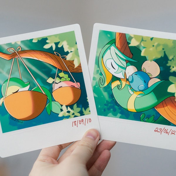 Snivy Memories: Faux Photo Print Set