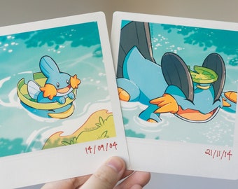 Mudkip Memories: Faux Photo Print Set