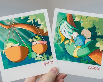 Snivy Memories: Faux Photo Print Set