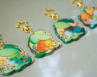 Kanto Starters Acrylanhänger