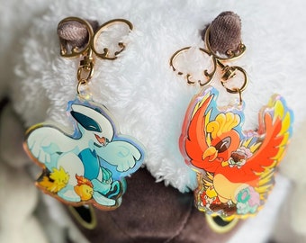 Ho-oh und Lugia Pokemon Acrylanhänger