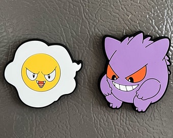 Gengar and Egg Gastly Soft PVC Rubber Magnet
