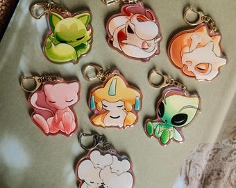 Sleepy Pokemon Acrylic Charms