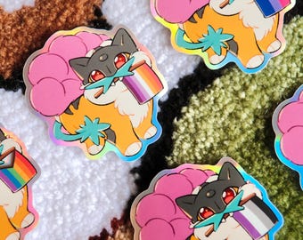 Raikou Pride Holographic Stickers