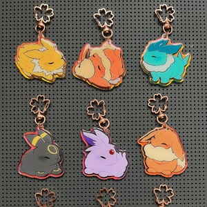 Bunny Eevee Acrylic Charms