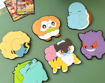 Sous-verres en caoutchouc Pokémon