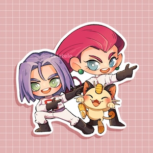 Team Rocket: Prepare for Trouble!! Sticker