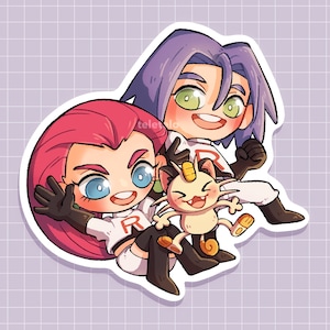 Team Rocket: Blasting Off Again!! Matte Vinyl Sticker