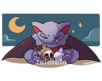Gliscor Nighttime Nap Mini Print