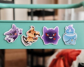 Ghost Pokemon Acrylic Magnets