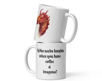 Taza Dragón Luna Roja