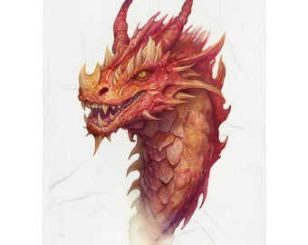 Dragón Luna Roja Manta