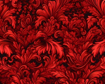 Textil sin costuras de fantasía de Fae Escarlata