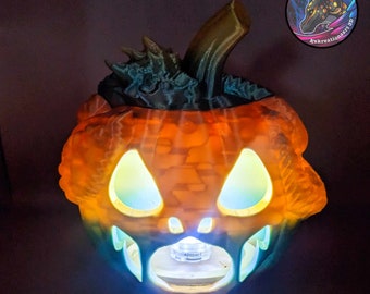 手彫りジャコランタン　ドラゴンの目　セット 人形の田辺 ジャックオーランタン / ハロウィン