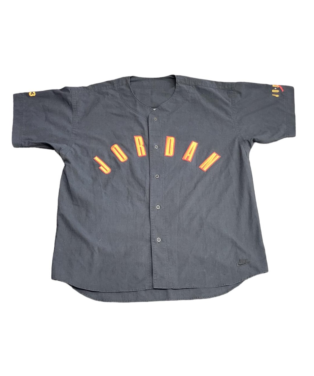 Vintage 90s Nike Air Jordan Baseball Jersey XL - Etsy