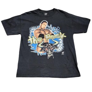 The Rock Wwf T Shirt - Etsy