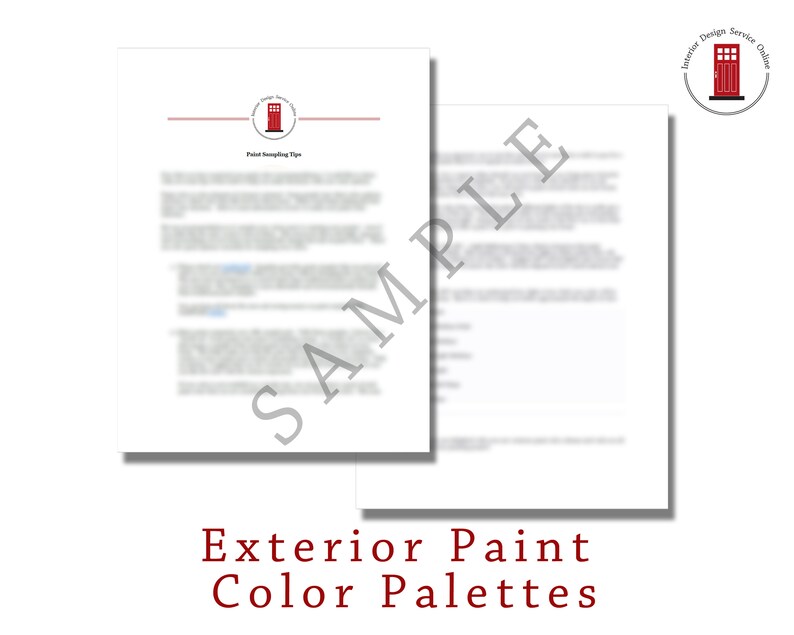 Exterior Paint Color Schemes Mid Century Modern Home Paint Etsy