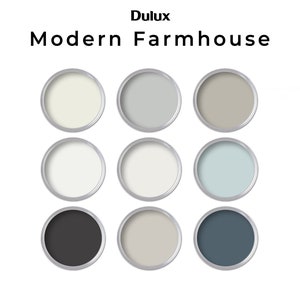 Modern Farmhouse Dulux Paint Palette | Interior Paint Colors Dulux (Canadian Color Codes)