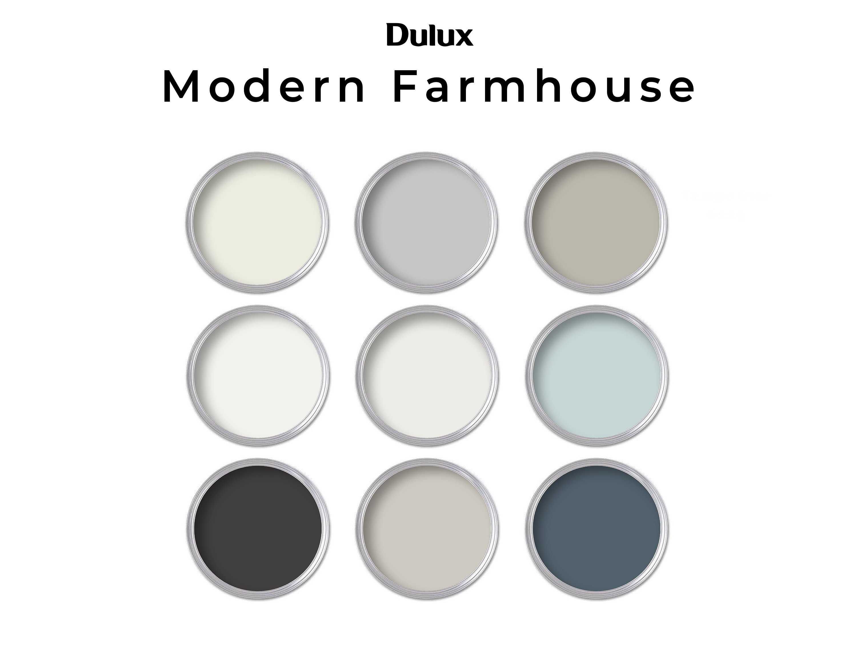 Transitional Dulux Paint Color Palette Interior Paint