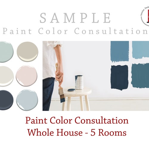 Whole House Paint Color Selection Interior Paint Color Etsy