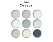 Dulux Coastal Paint Color Palette | Whole House Paint Palette Dulux Canadian Color Codes