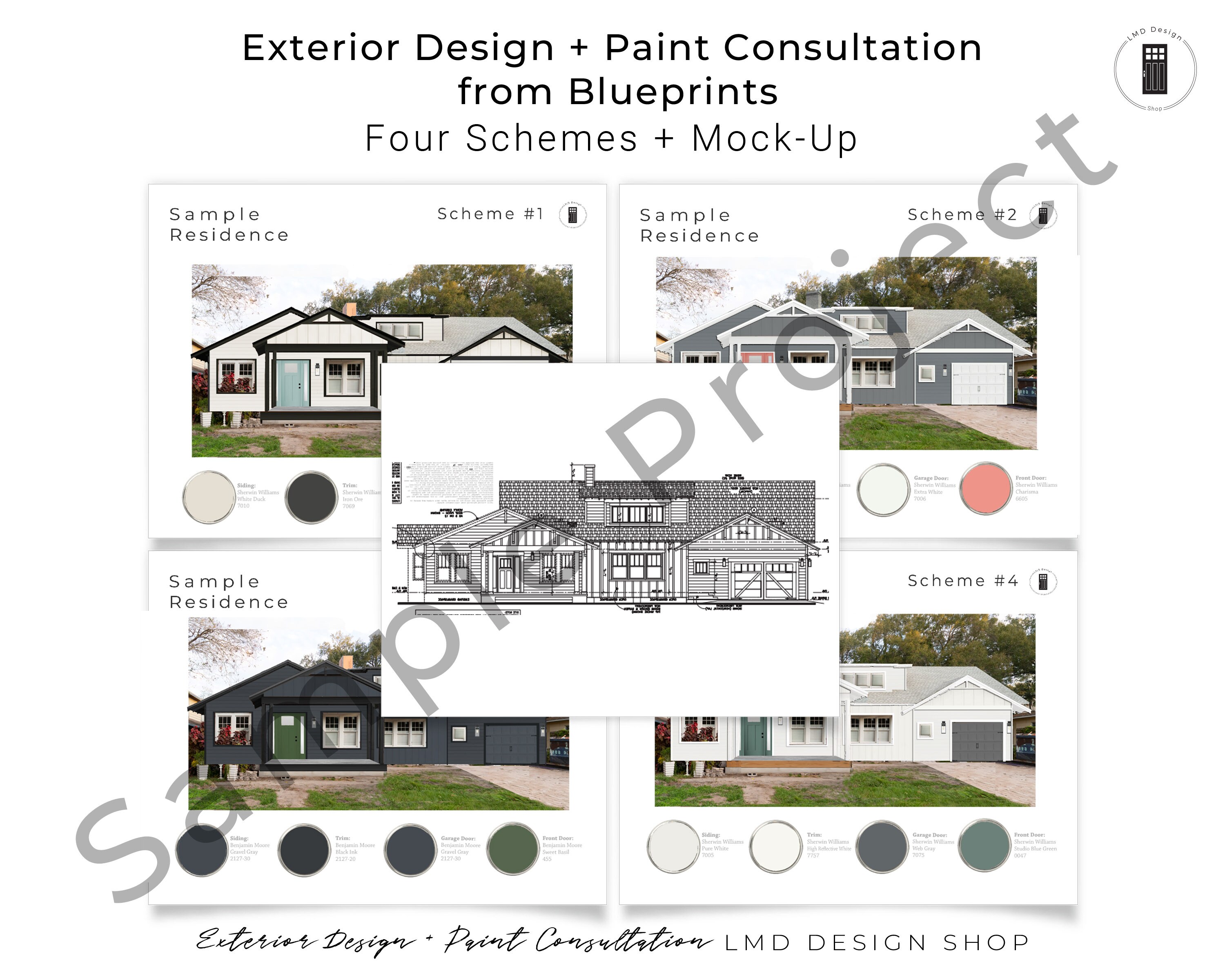 Exterior Design & Paint Color Consultation Exterior Design Rendering