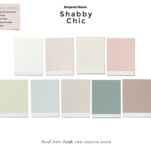 October Mist Paint Color Palette Benjamin Moore Interior Etsy