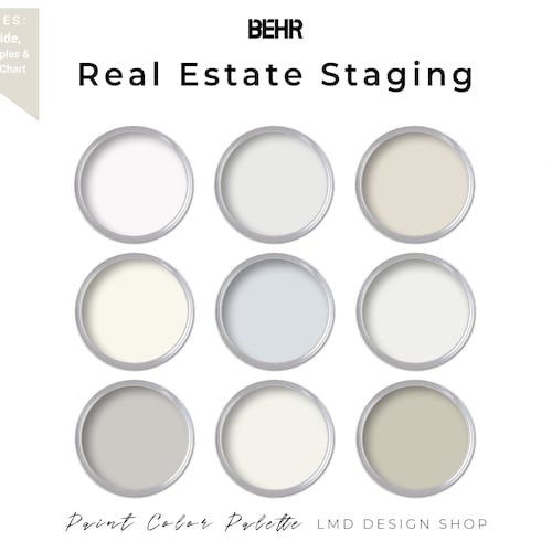 Real Estate Staging Paint Palette Dulux Whole House Paint Etsy