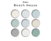Beach House Colors Dulux Paint Palette | Whole House Paint Palette Dulux (Canadian Color Codes)