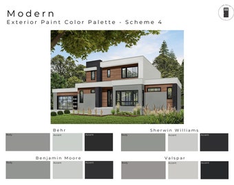 Modern exterior paint colors online