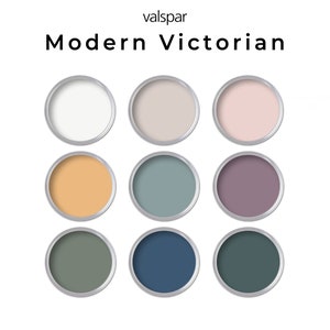 Victorian Valspar Paint Color Palette | Interior Paint Colors for Home