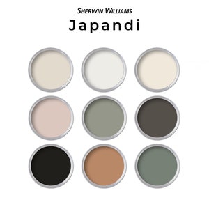 Japandi Sherwin Williams Paint Color Palette | Whole House Paint Palette