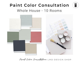 Interior Paint Color Consultation | Whole House Paint Color Palette Selection