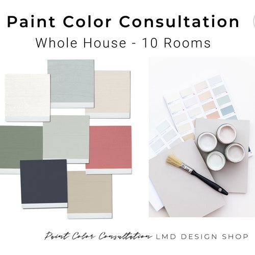 Whole House Paint Color Selection Interior Paint Color Etsy