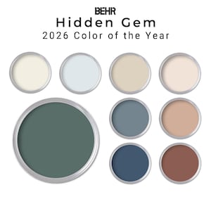 Behr Hidden Gem Paint Palette | 2026 Color of the Year | Interior Home