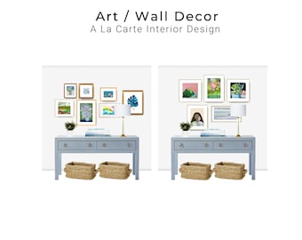 Interior Design Service | Gallery Art Wall Design Consultation