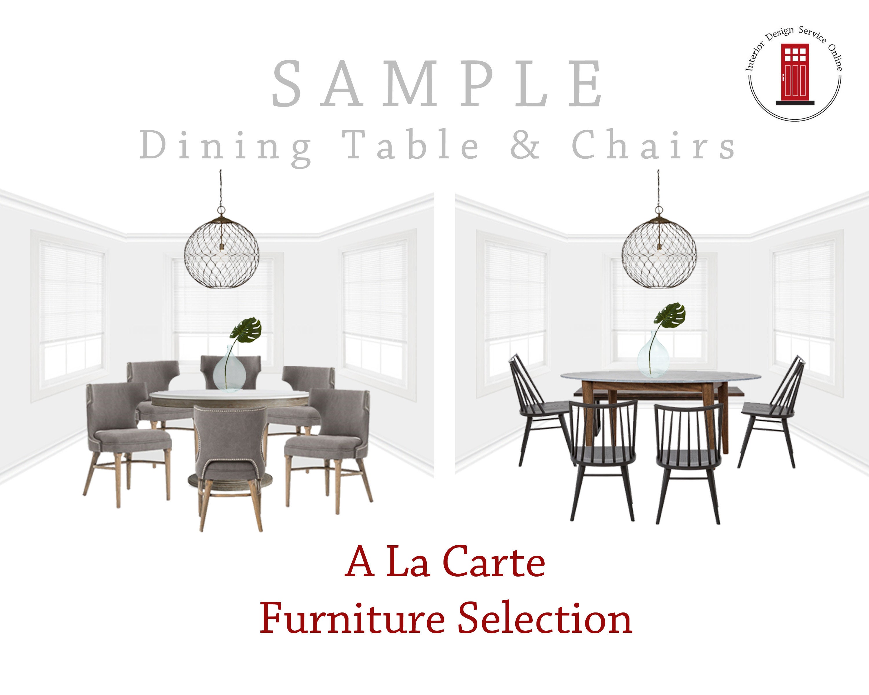 Furniture Selection Interior Design Service Virtual