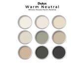 Dulux CA Warm Neutral Paint Color Palette | Cozy Dulux (Canadian Color Codes) Interior Whole House Paint Colors