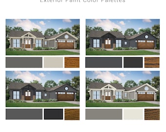 Dark Gray Exterior Paint Colors | 4 Charcoal House Color Schemes