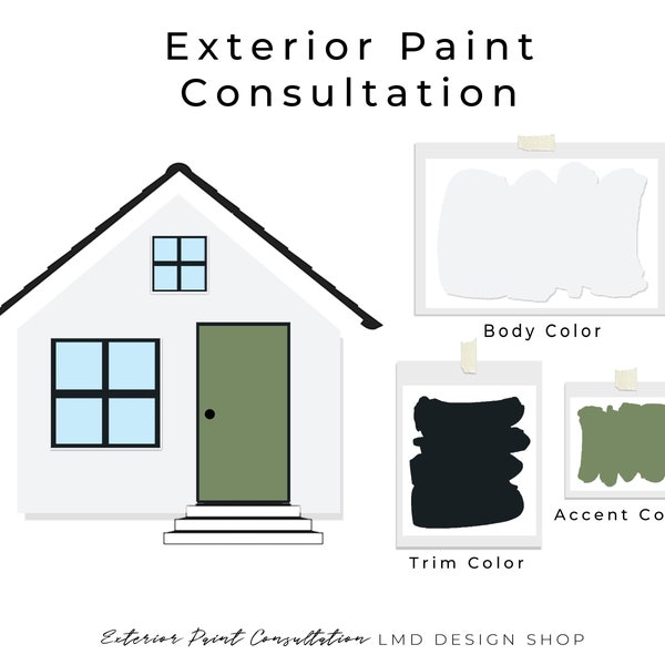 Exterior Paint Color Consultation | Custom Exterior Paint Selection