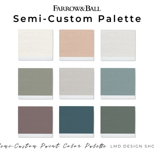 Semicustom Paint Color Consultation Farrow and Ball Custom Etsy
