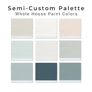 Custom Paint Color Palette | Home Paint Color Scheme Custom