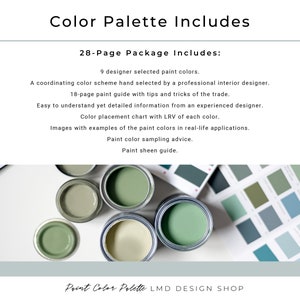 Dulux Coastal Paint Color Palette Whole House Paint Palette - Etsy ...