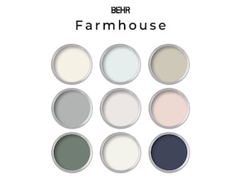 Bauernhaus Behr Paint Farbpalette | Home Innenanstrichfarben