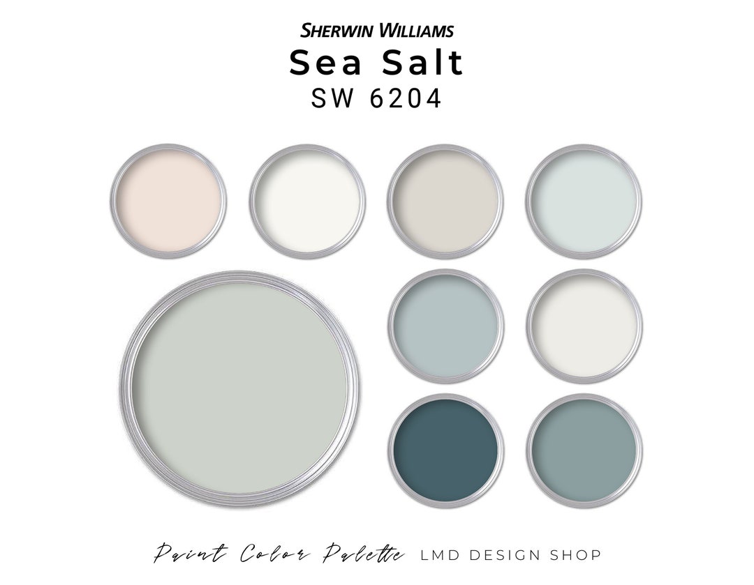 Sea Salt Sherwin Williams Paint Color Palette Whole House Paint Palette ...