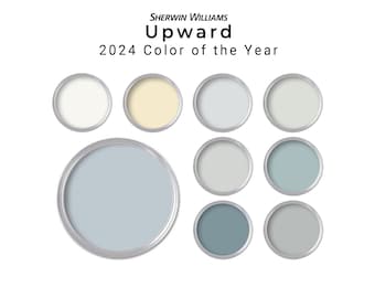 Sherwin Williams 2024 Color del año Paleta de pintura ascendente / Paleta de pintura para toda la casa