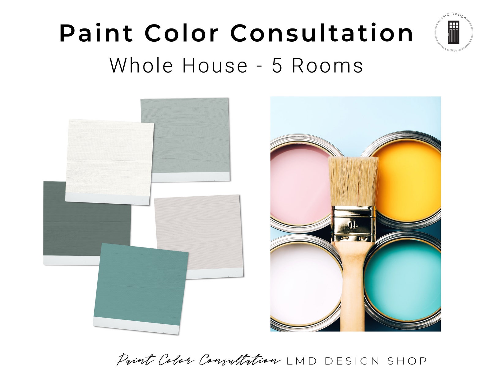 Whole House Paint Color Selection Interior Paint Color Etsy