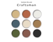Craftsman Sherwin Williams Paint Color Palette | Home Color Palette