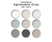 Agreeable Gray Paint Palette Sherwin Williams | Whole House Paint Palette