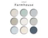 Farmhouse Valspar Paint Color Palette | Whole House Color Palette